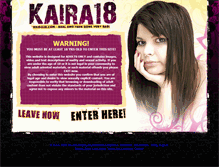 Tablet Screenshot of kaira18.com